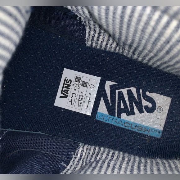 VANS off the wall Blue Sneakers High top men’s size 13 UltraCush Lite Shoes - Picture 4 of 11